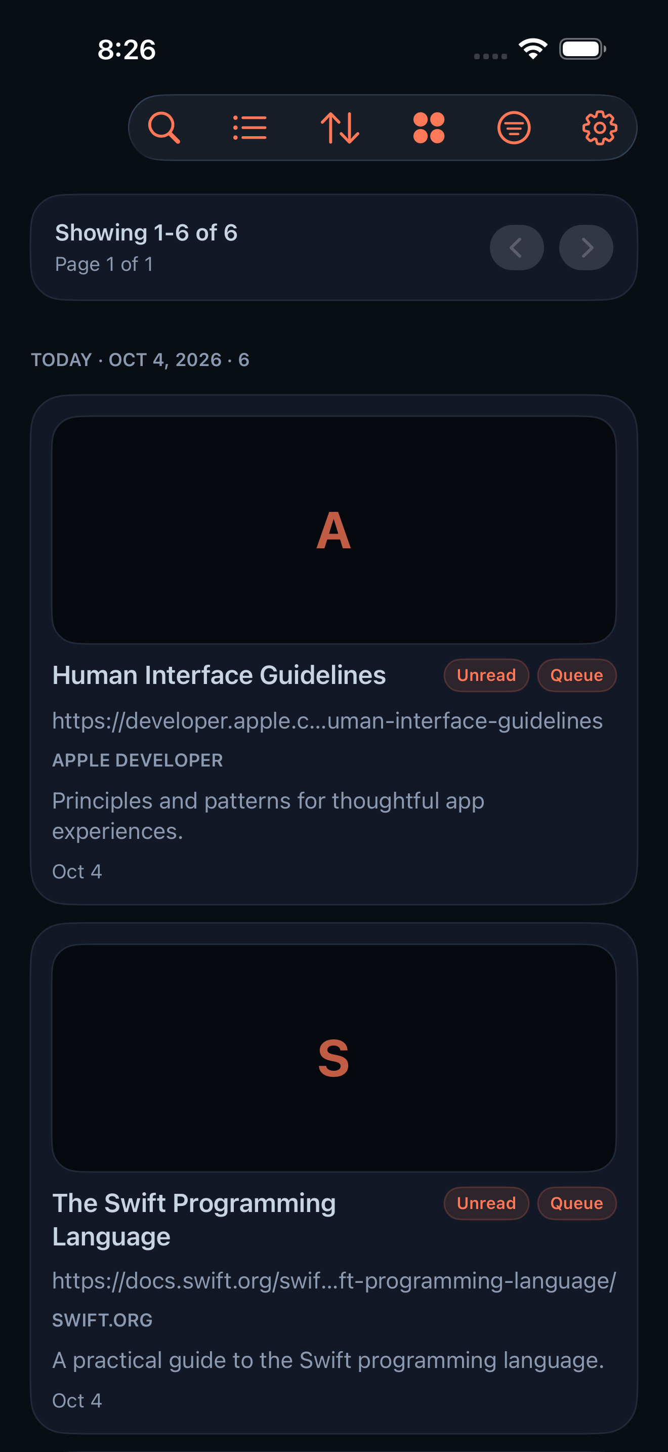bookmarks: bookmarks iphone feature cards