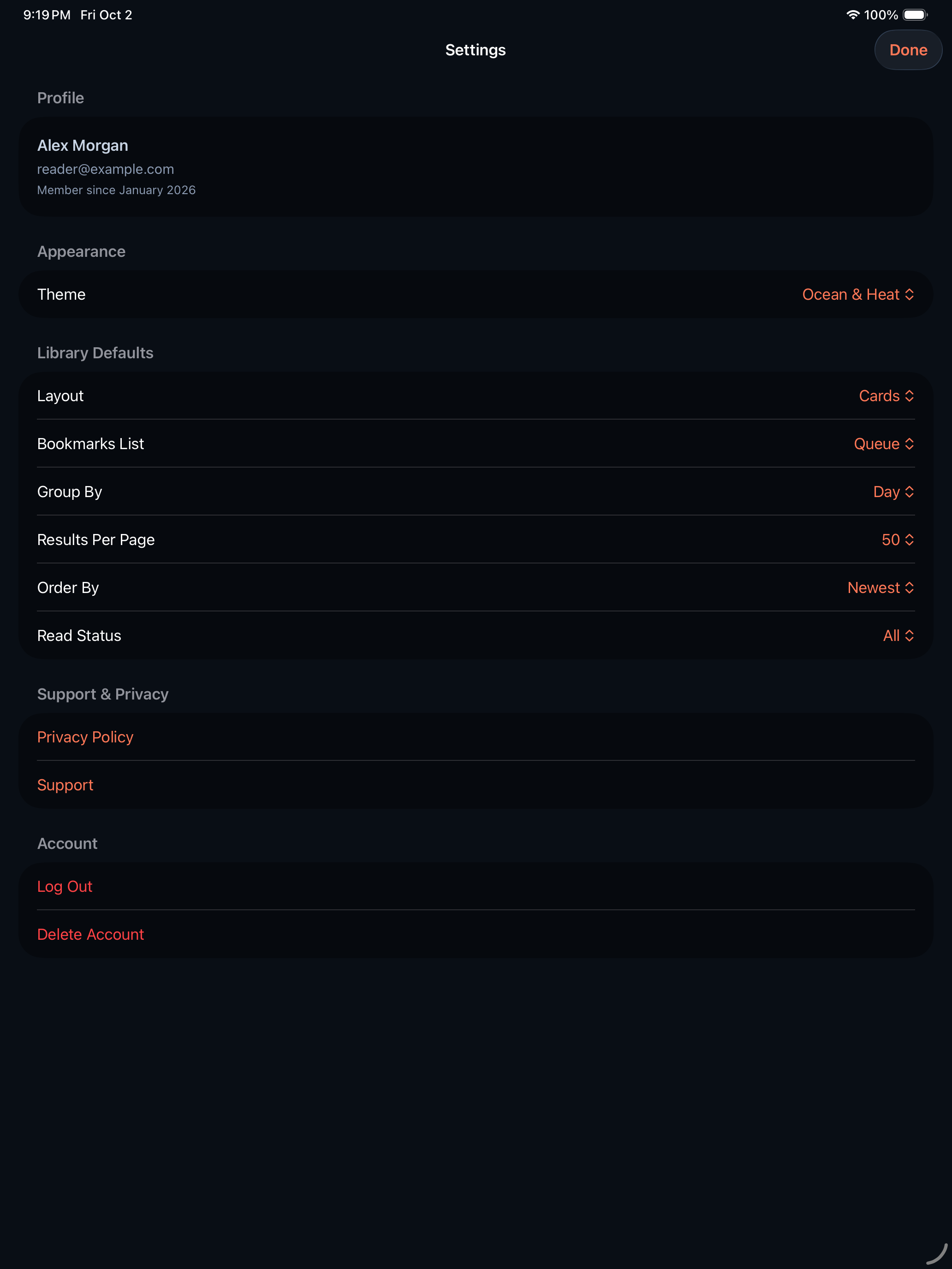 bookmarks: bookmarks ipad feature personalize