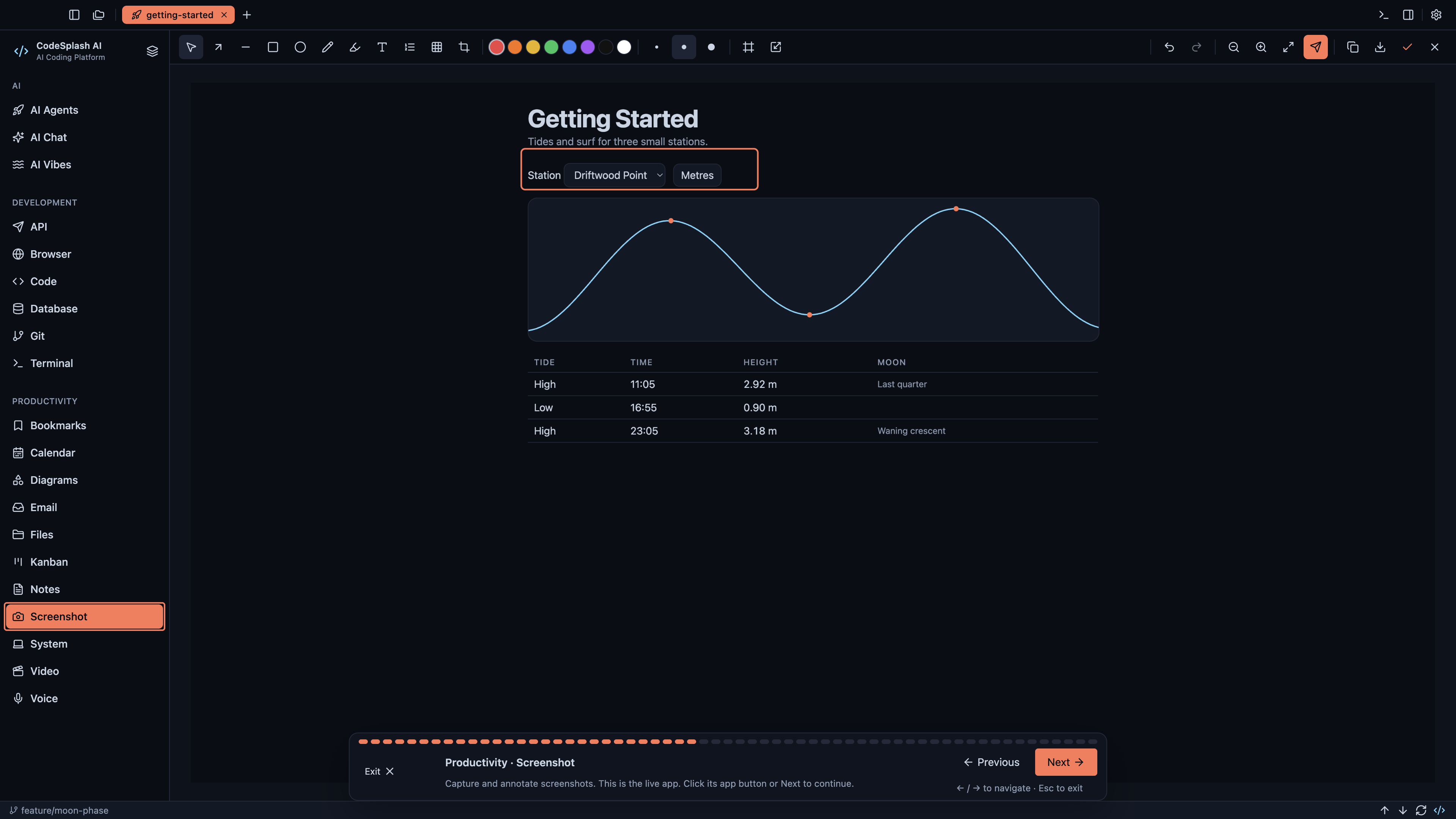 Productivity · Screenshot — Welcome to CodeSplash AI