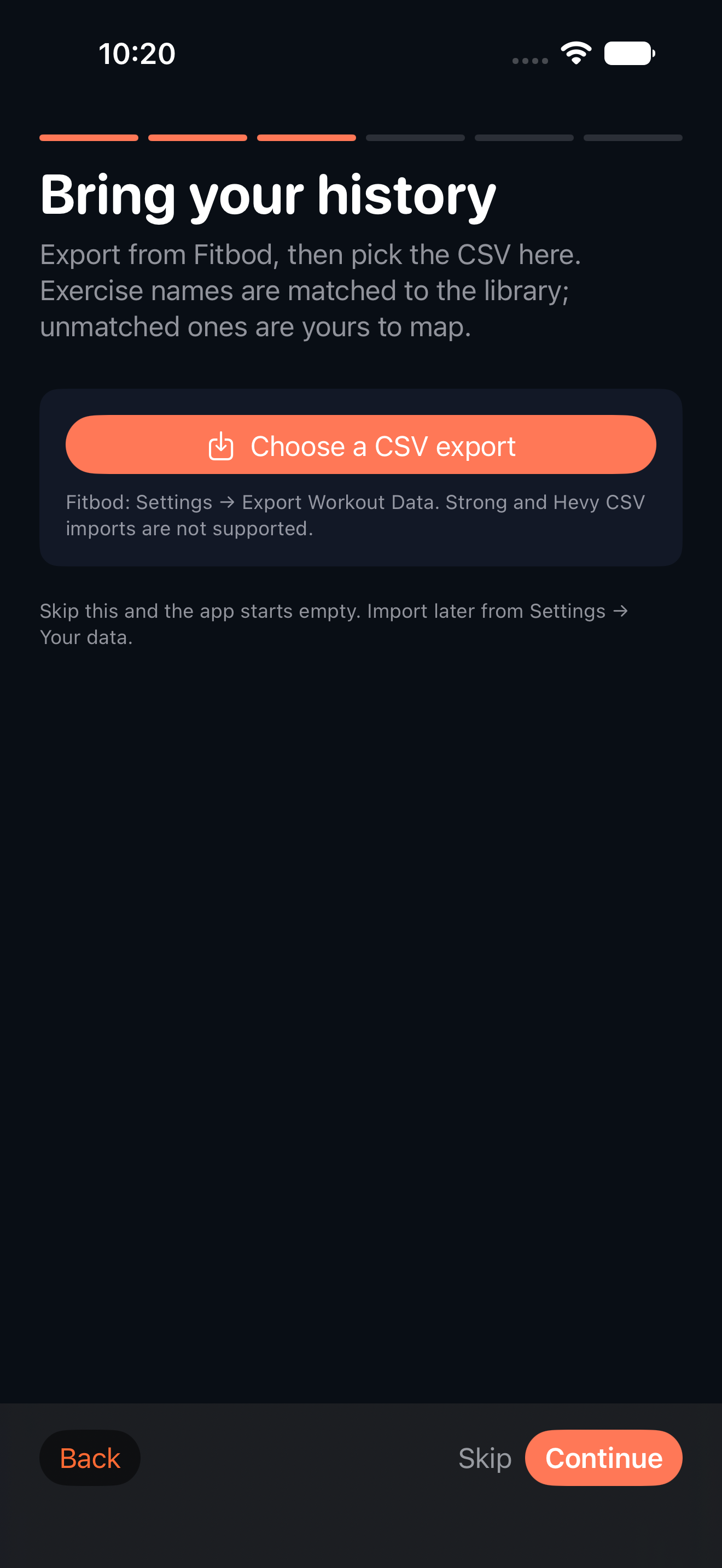 gym: gym iphone onboarding step 1