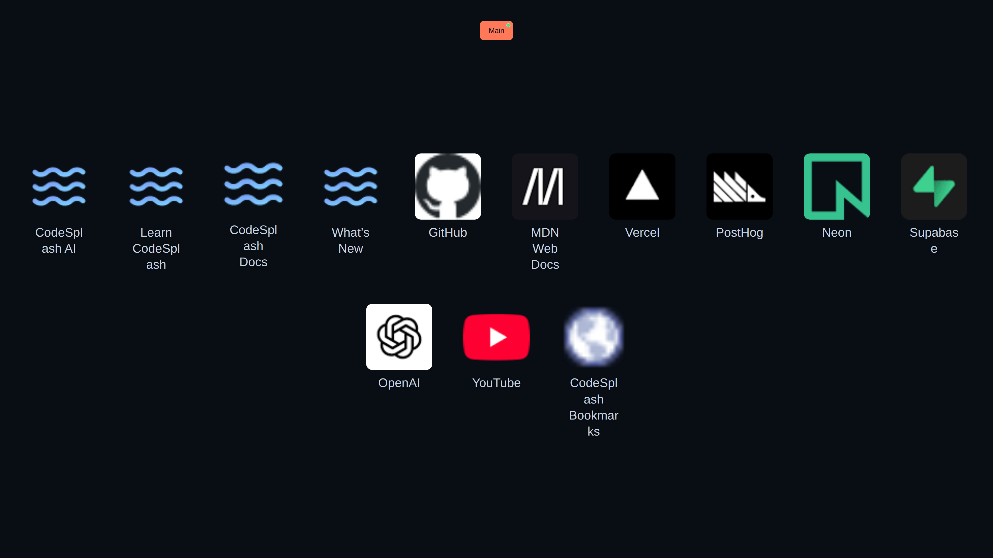 homepage: homepage saved bookmark