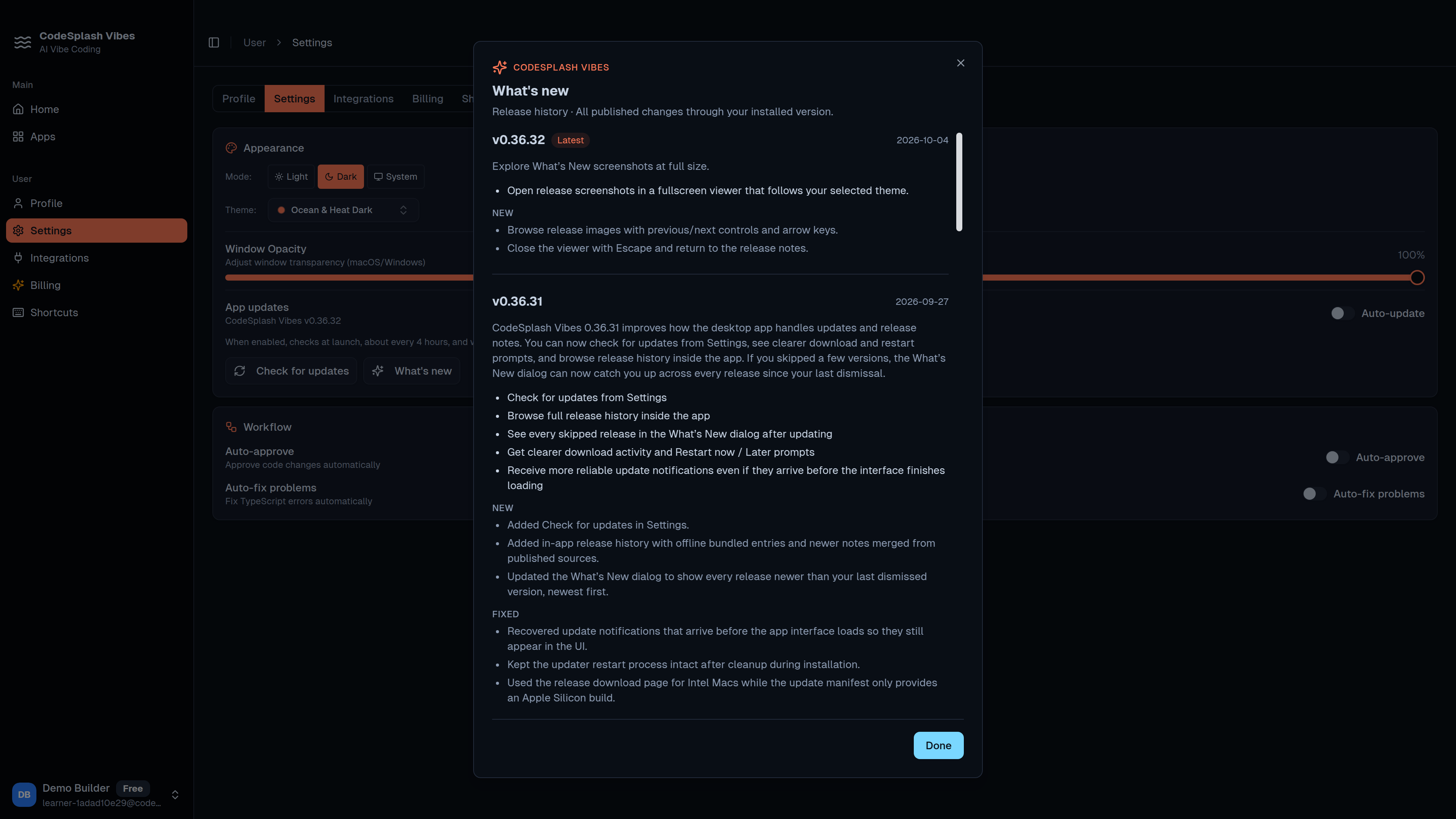 vibes: complete release history