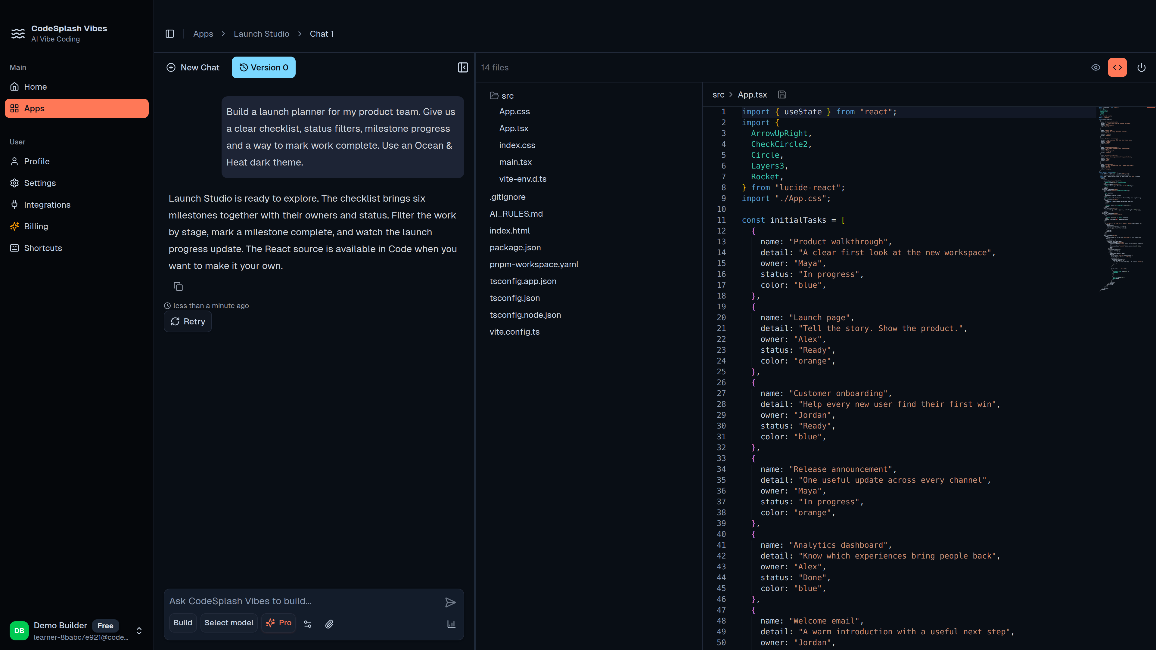 vibes: project source